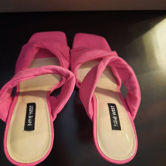 Nine West SEEYA Sandal in PINK, size 7.5 - Picture 4 of 5